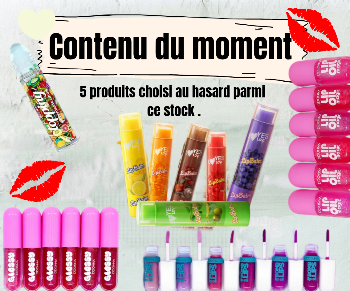 Box mystère lèvres- 5 Produits