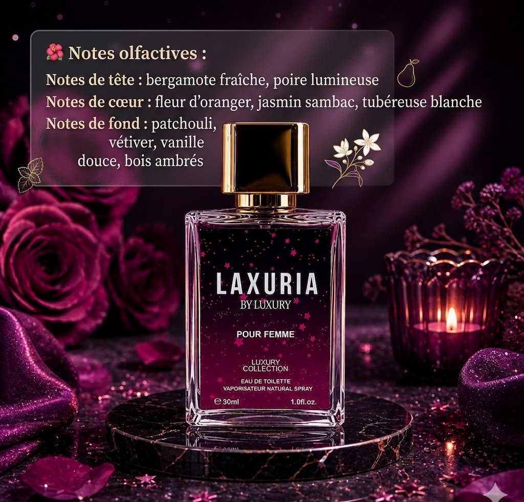 Parfum Femme Laxuria Luxury Collection