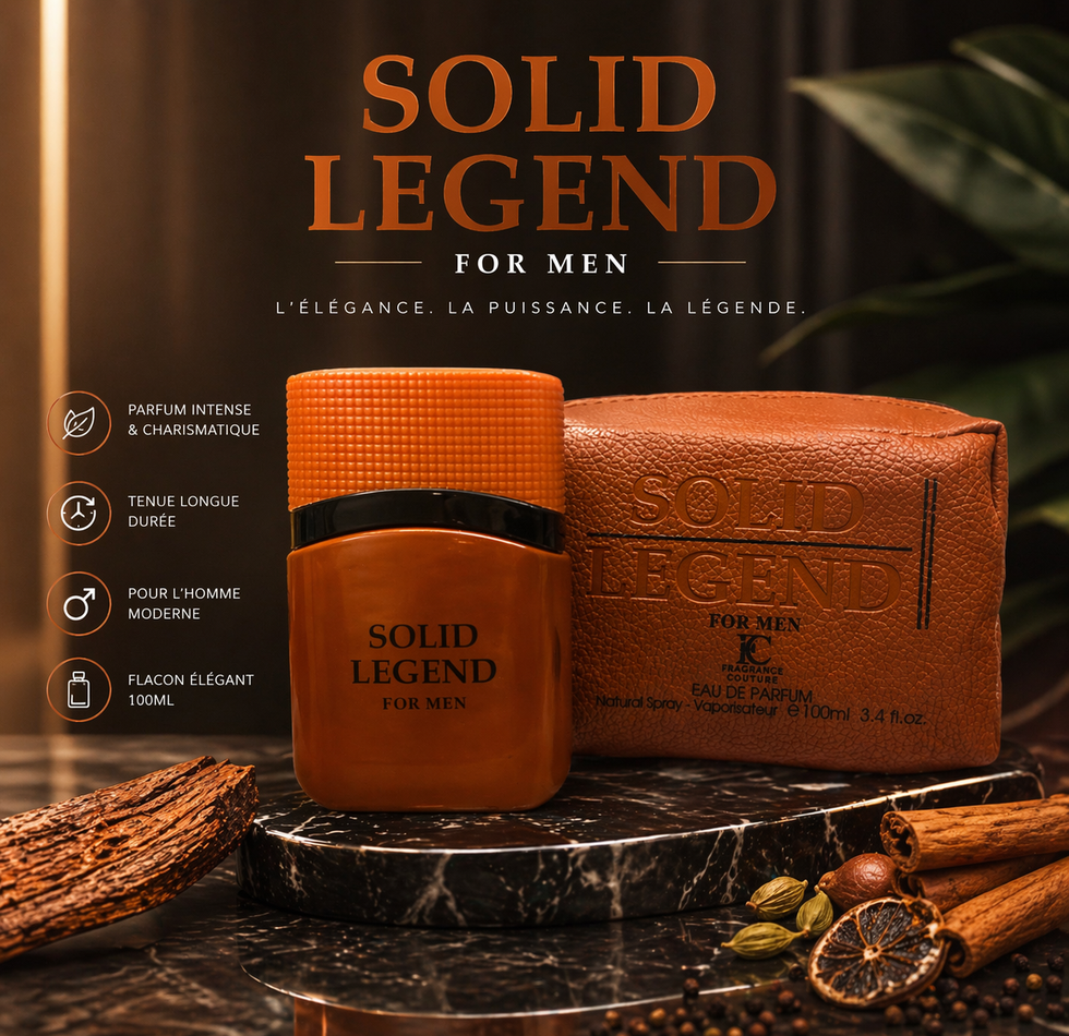 Eau de Parfum Solid Legend 100ML Homme