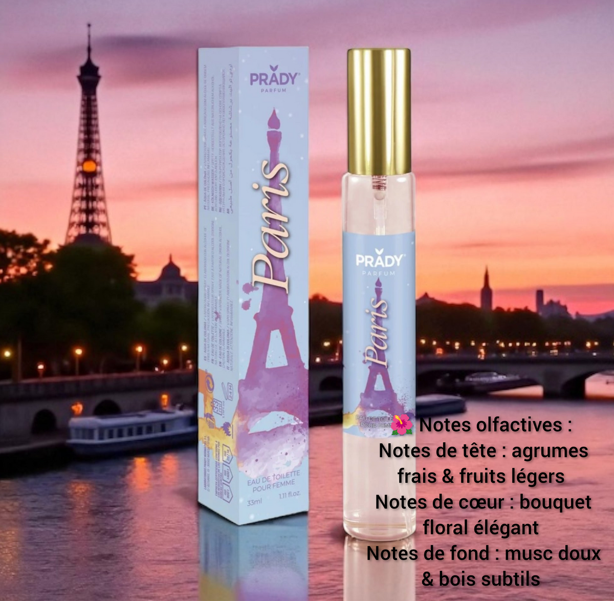 Eau de toilette Paris 33ML