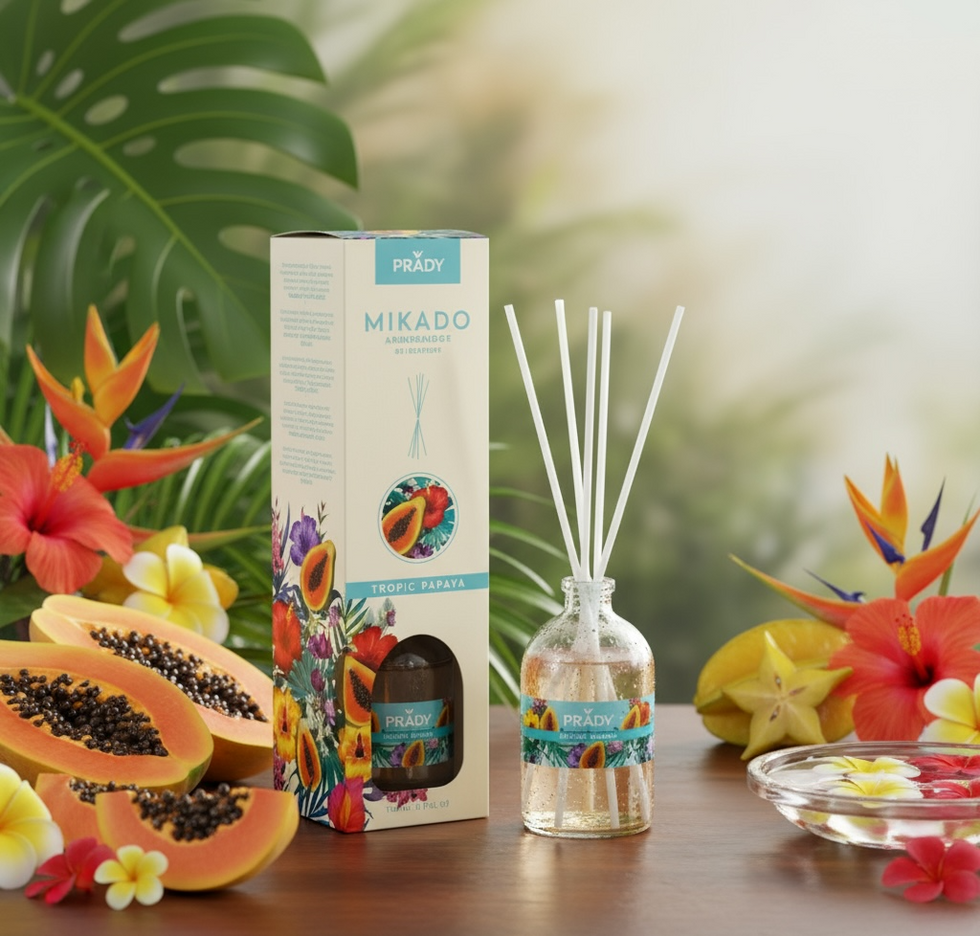Mikado Diffuseur de Parfum Tropical Papaya