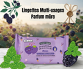 Lingettes multi-usage douce et rafraîchissante Mûre