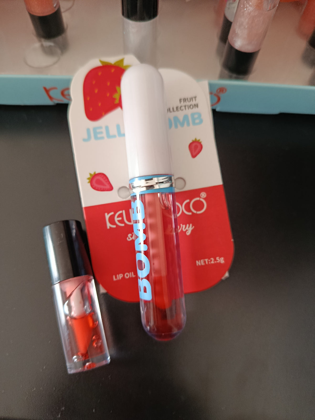 🌸 Huile à Lèvres Gelée Fruitée – Éclat & Hydratation