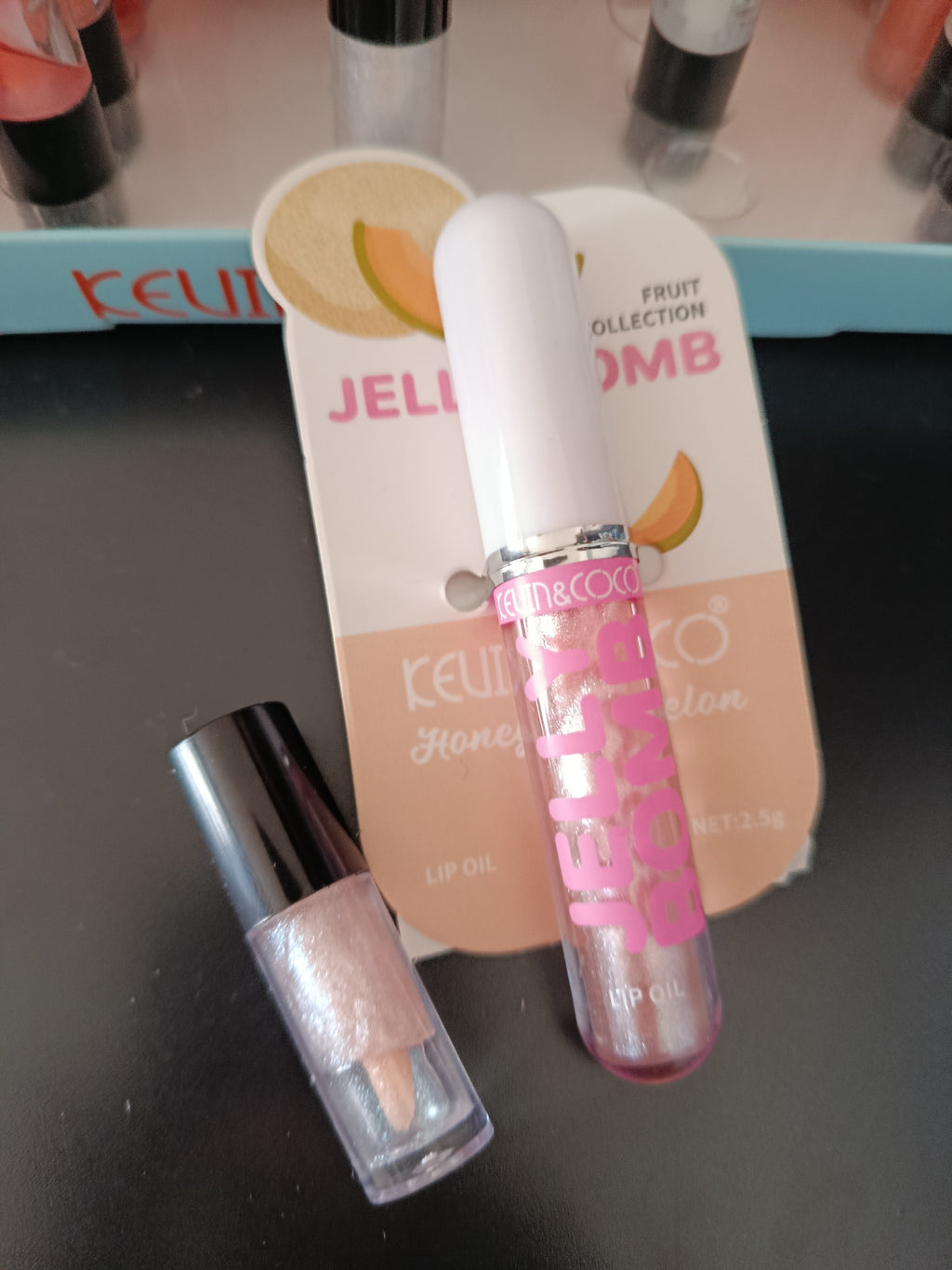 🌸 Huile à Lèvres Gelée Fruitée – Éclat & Hydratation